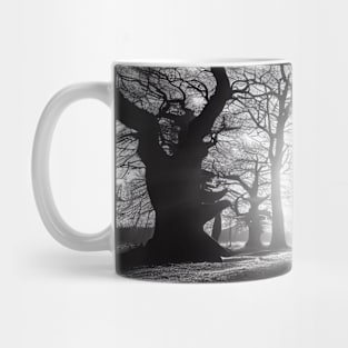 Sunlit Grove: Monochrome Majesty Mug